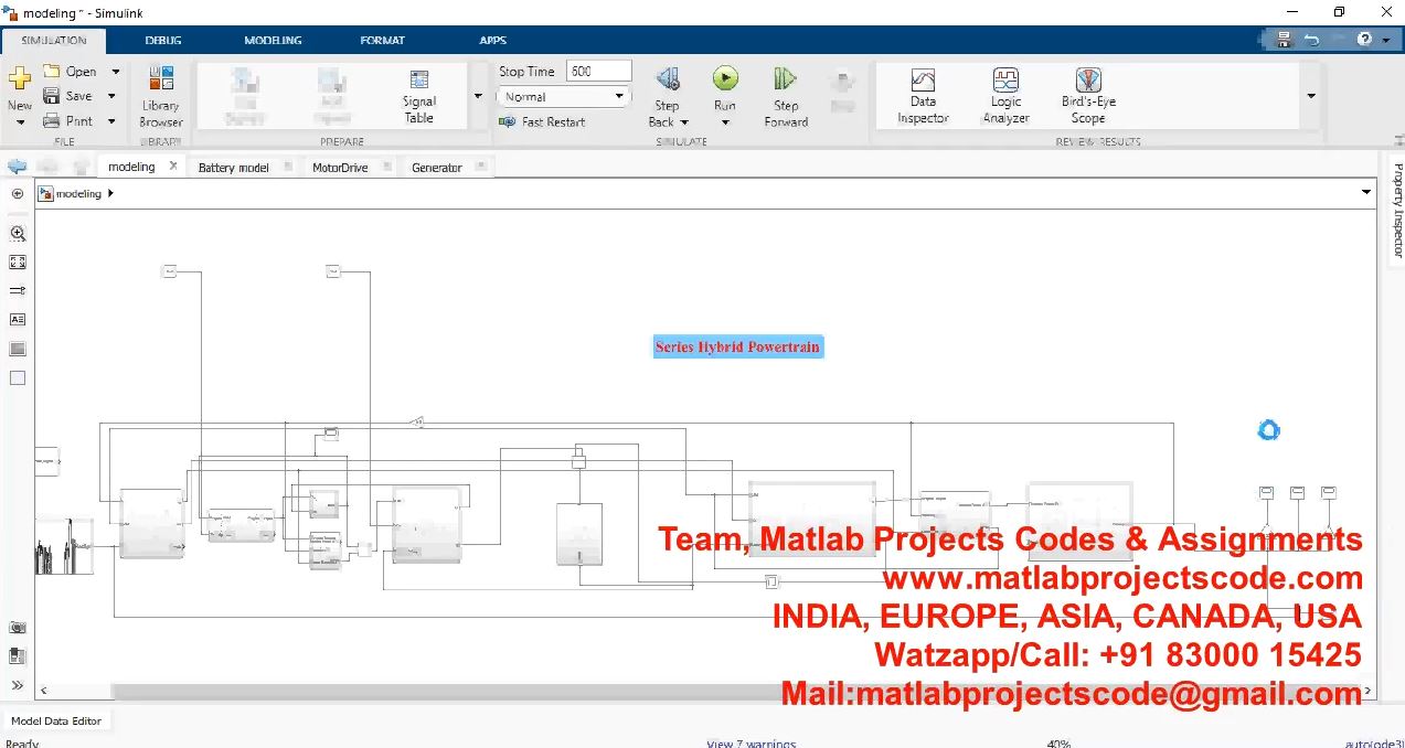 Series Hybrid Powertrain Electric vehicle _ EV _ PowerTrain I Series